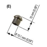 Csőtisztító fúvóka 1/8" 040 3+1