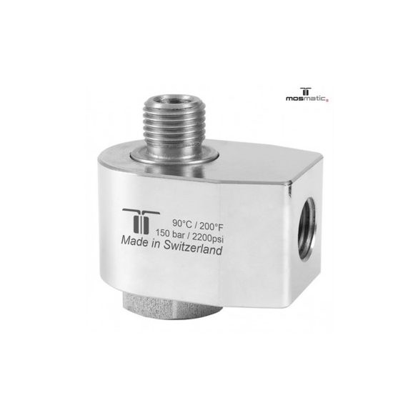 MOSMATIC WDG 90°-os forgócsatlakozó 1/4"KB